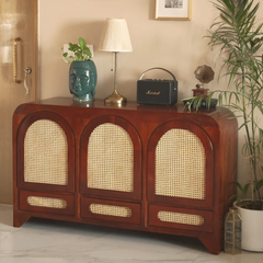 Gharaana Credenza Hutches Vyut Wooden 54" Crockery Cabinet