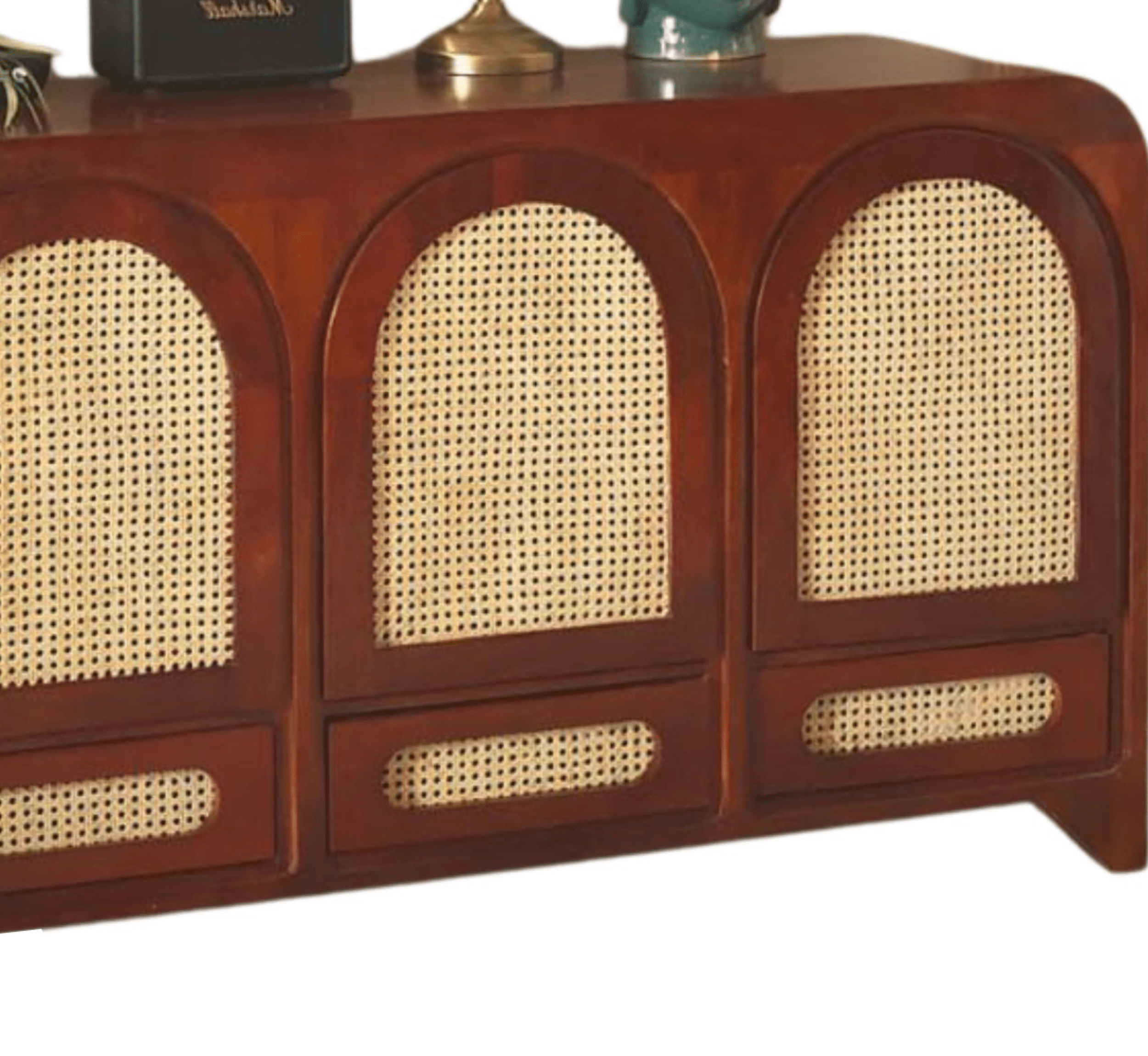 Gharaana Credenza Hutches Vyut Wooden 54" Crockery Cabinet