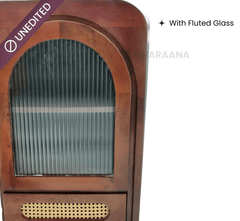 Vyut Wooden 54" Crockery Cabinet - Credenza Hutches - Gharaana