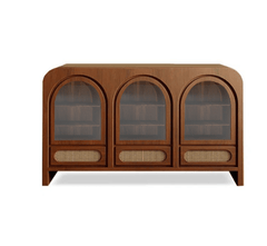 Gharaana Credenza Hutches Vyut Wooden 54" Crockery Cabinet