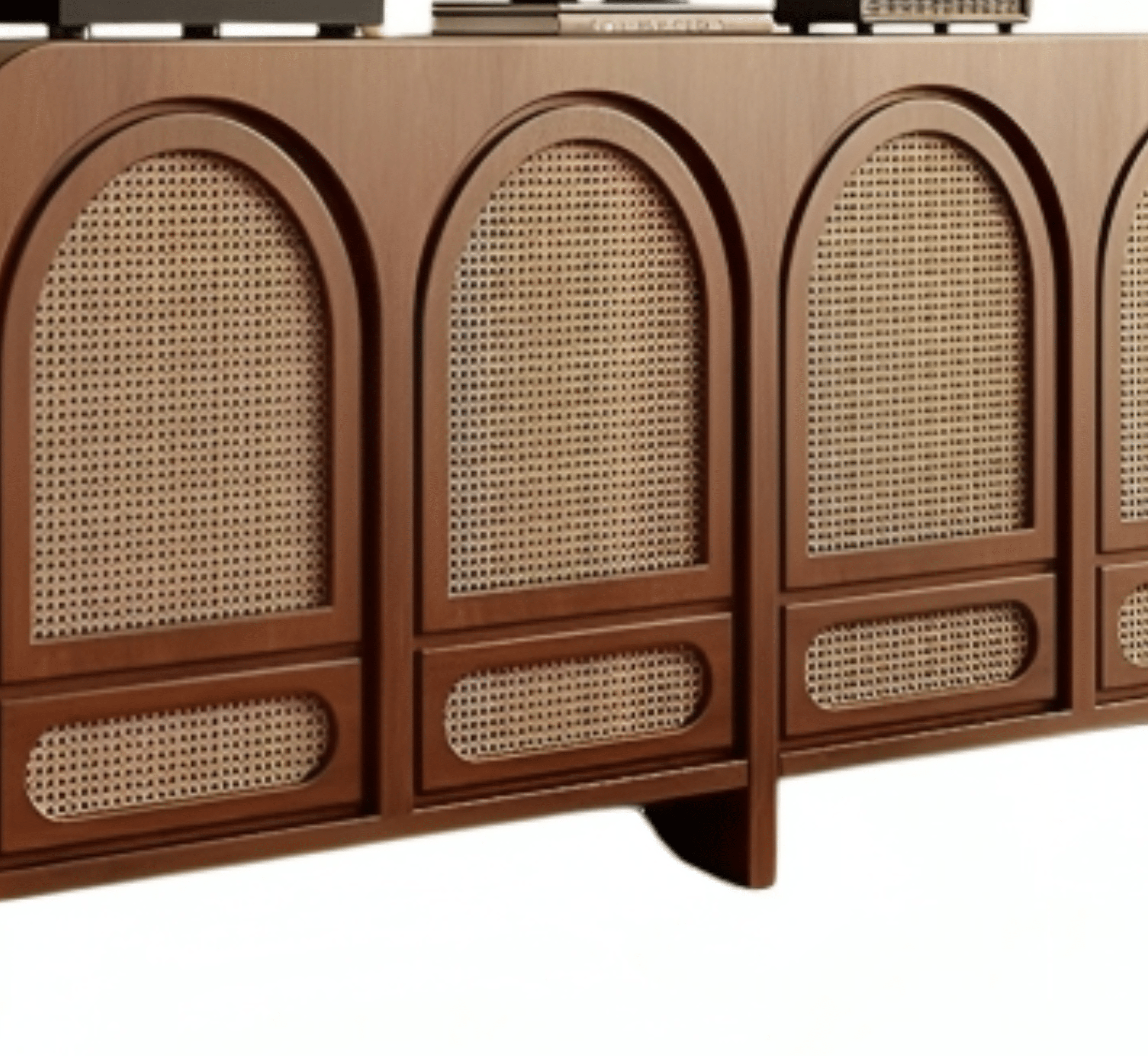 Gharaana Credenza Hutches Vyut Wooden 70" Crockery Cabinet