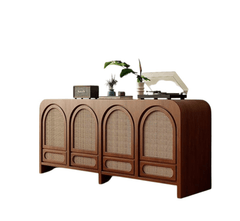 Gharaana Credenza Hutches Vyut Wooden 70" Crockery Cabinet