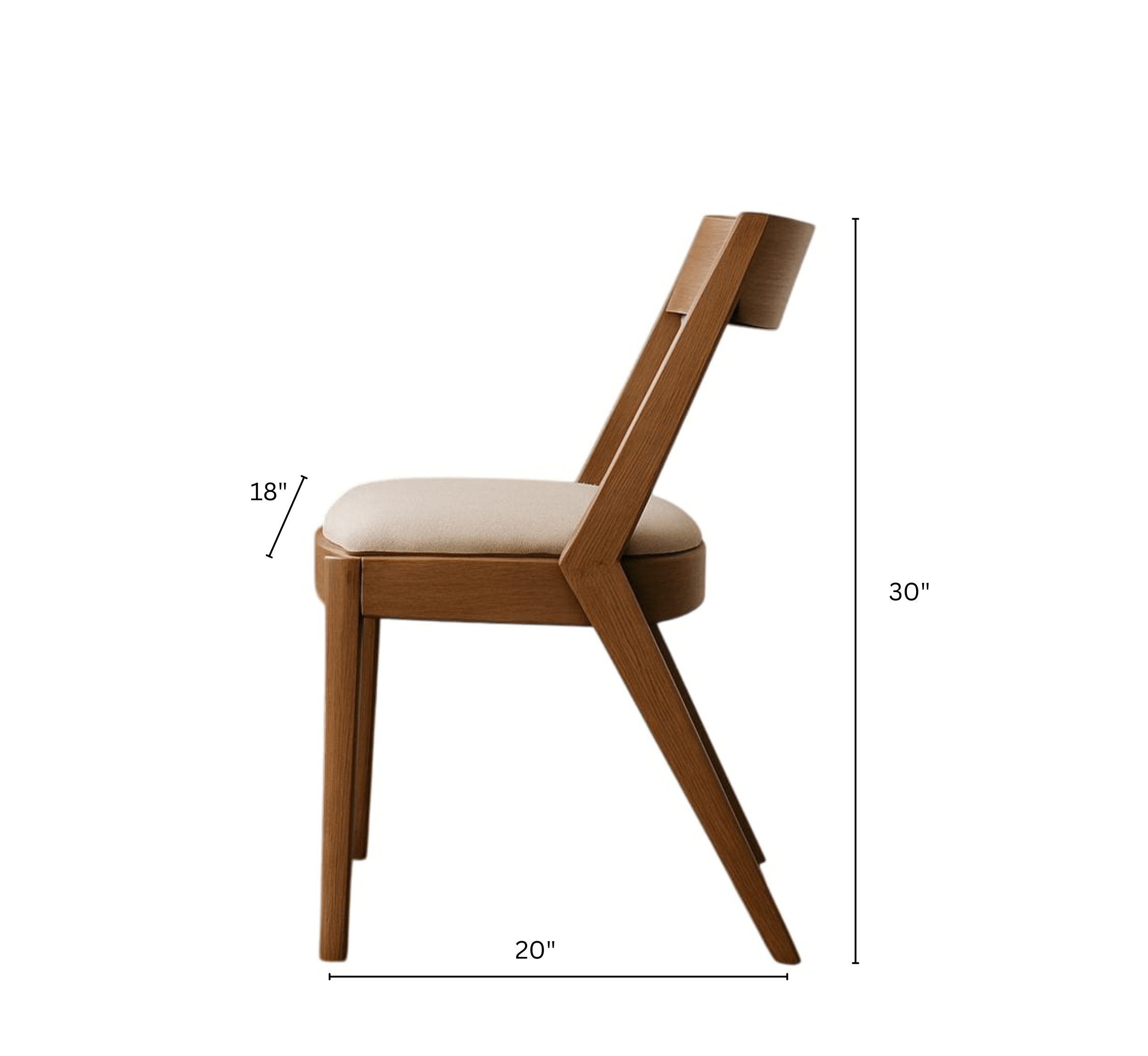 Gharaana Dining Chairs Rhode S/2 Dining Chairs