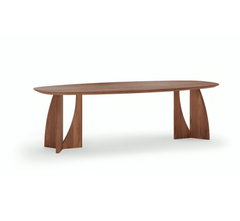 Gharaana Dining Set 4-Seater Set Crescent Wooden Dining Table Set