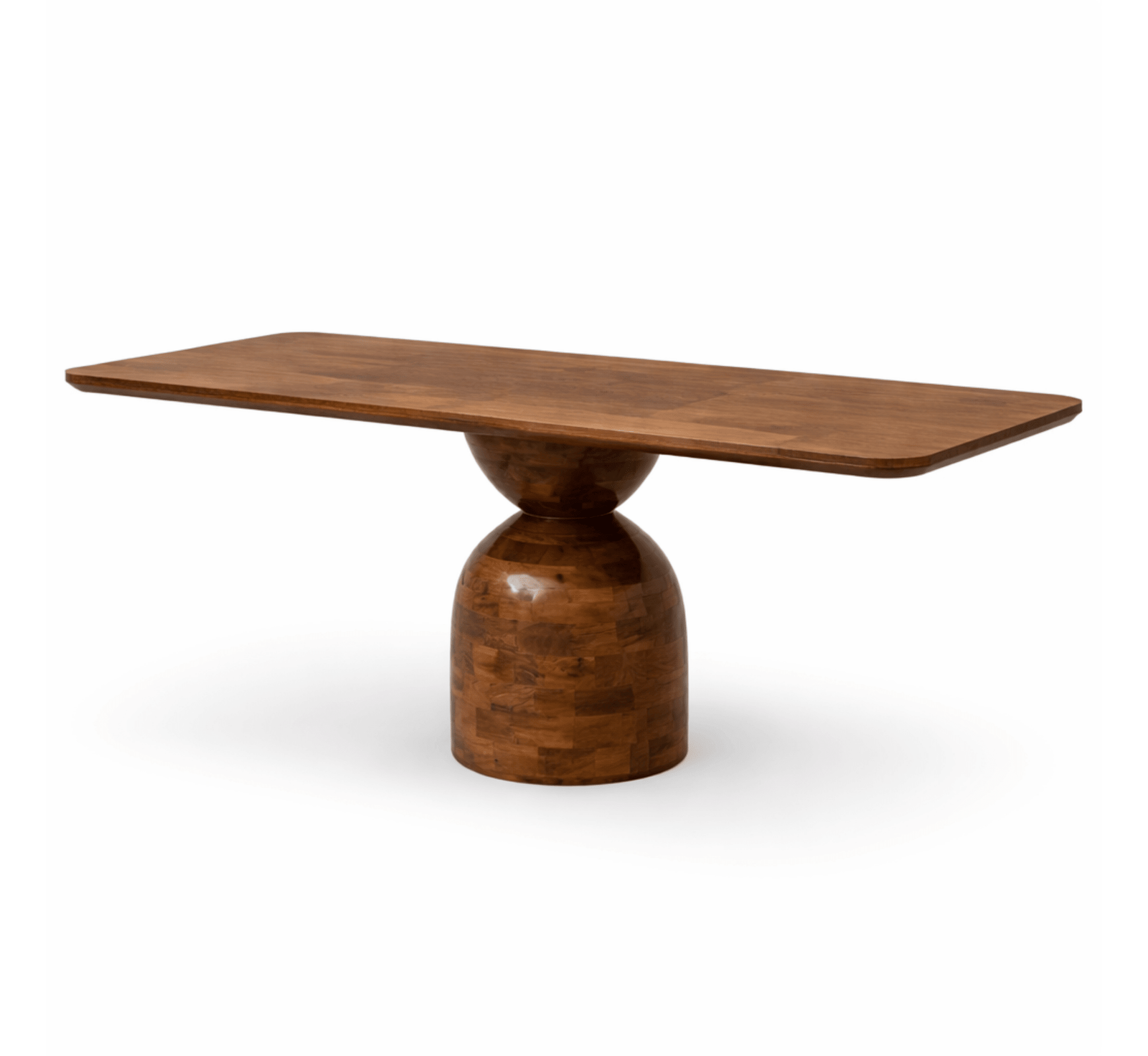 Adhira Marble - Top Wooden Dining Table Set - Dining Set - Gharaana