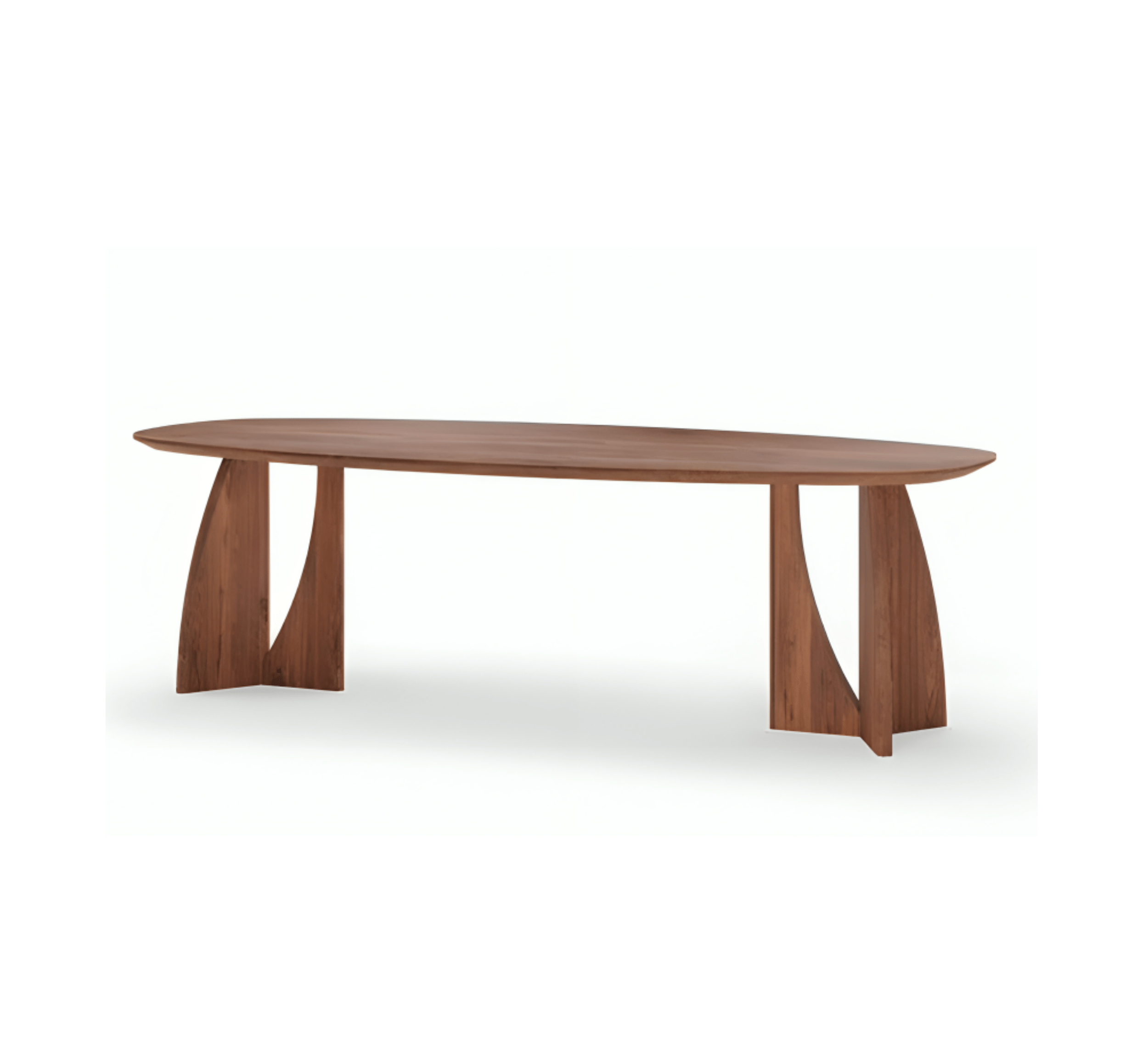 Gharaana Dining Set Crescent Wooden Dining Table Set