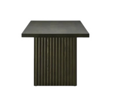 Gharaana Dining Set Flute Wooden Dining Table Set