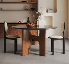 Gharaana Dining Set Graham Glass-Top Dining Table Set