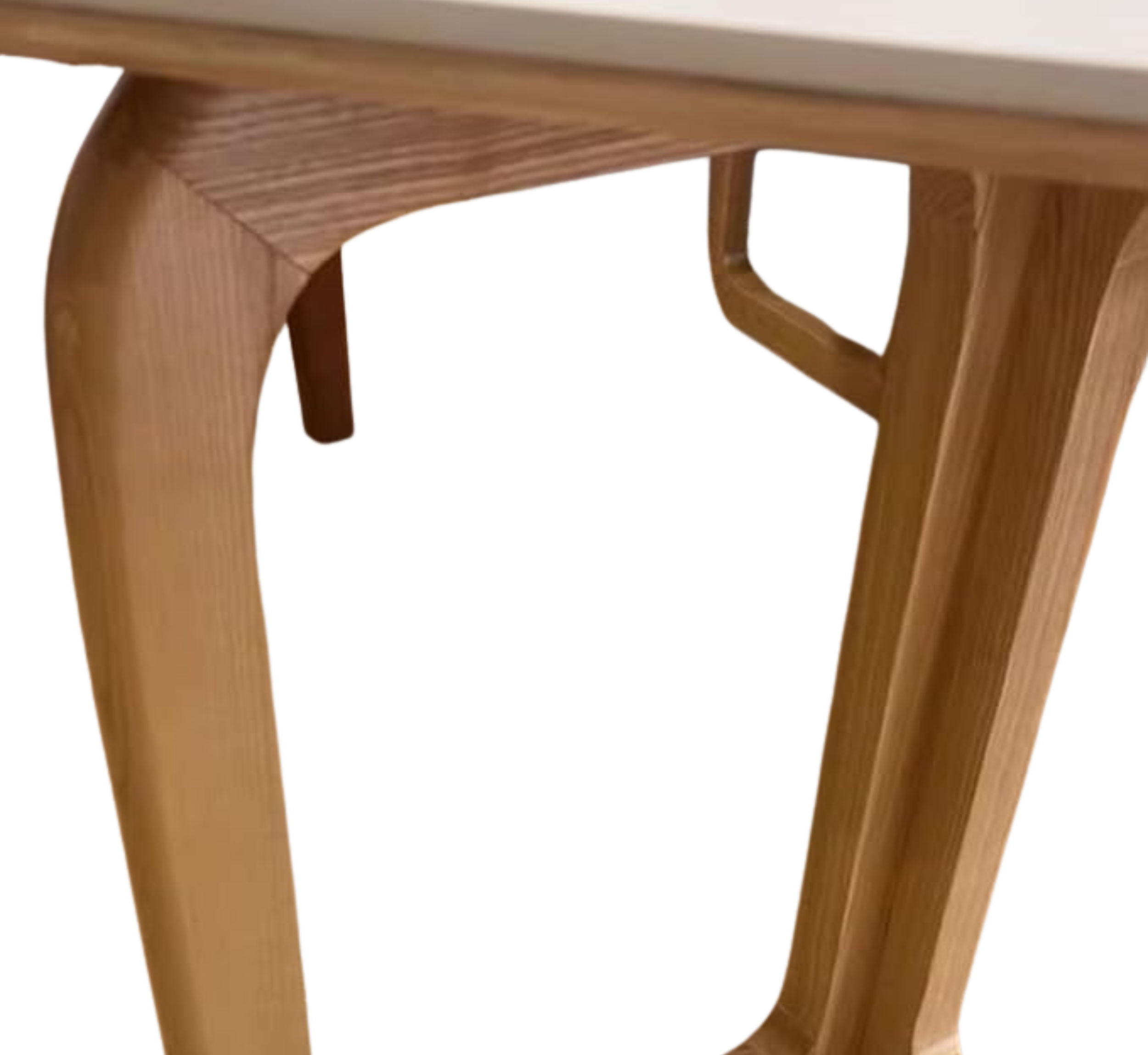 Gharaana Dining Set Leila Marble-Top Wooden Dining Table Set