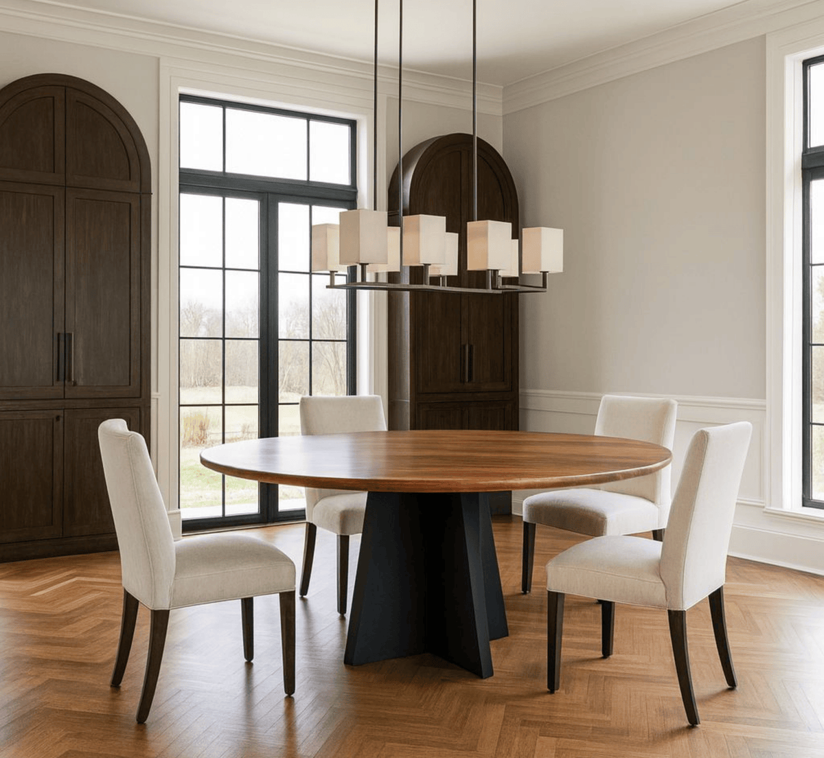 Gharaana Dining Set Mango 4-Seater Set Zoro Wooden Dining Table Set