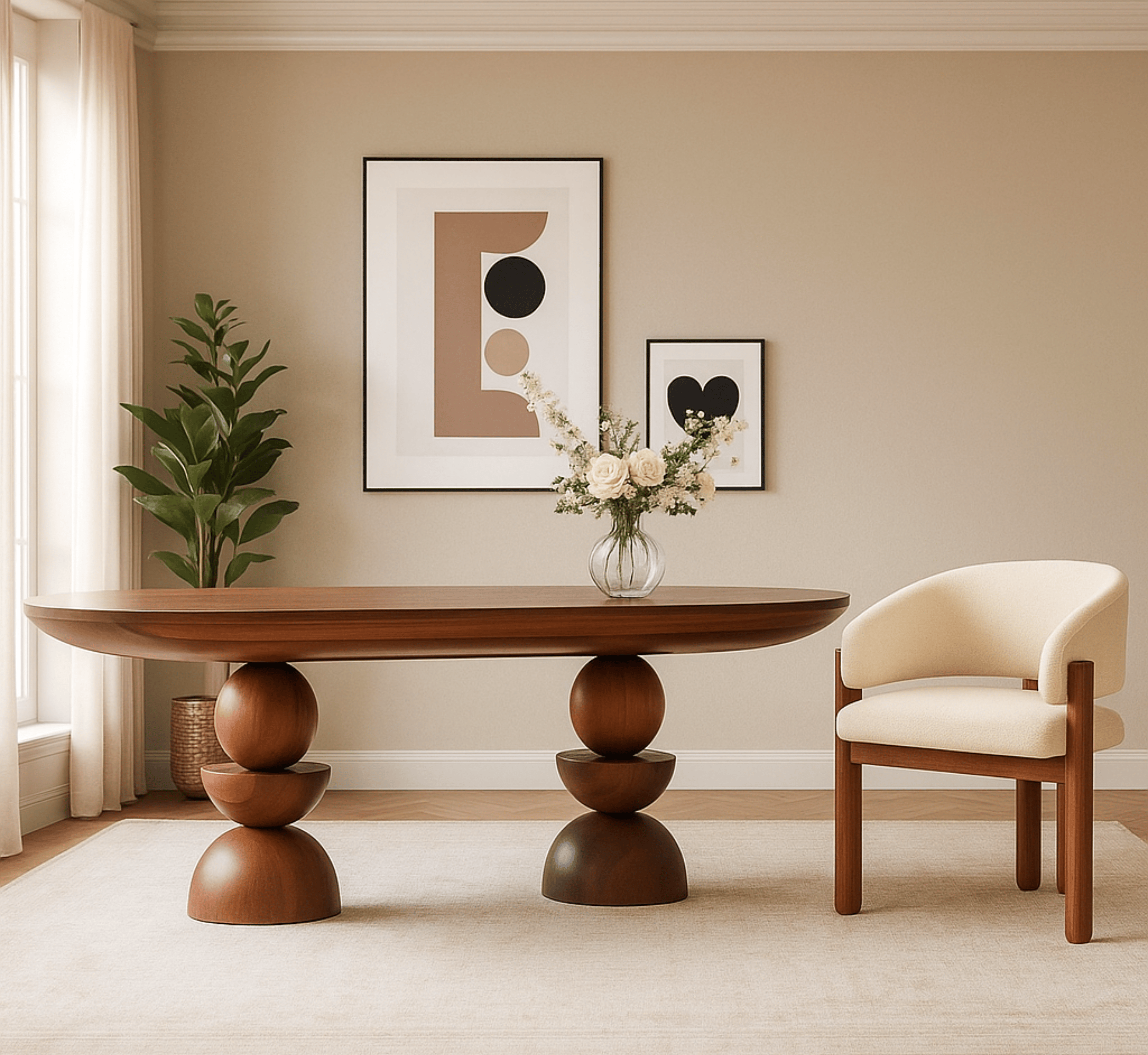 Gharaana Dining Set Somany Wooden Dining Table Set