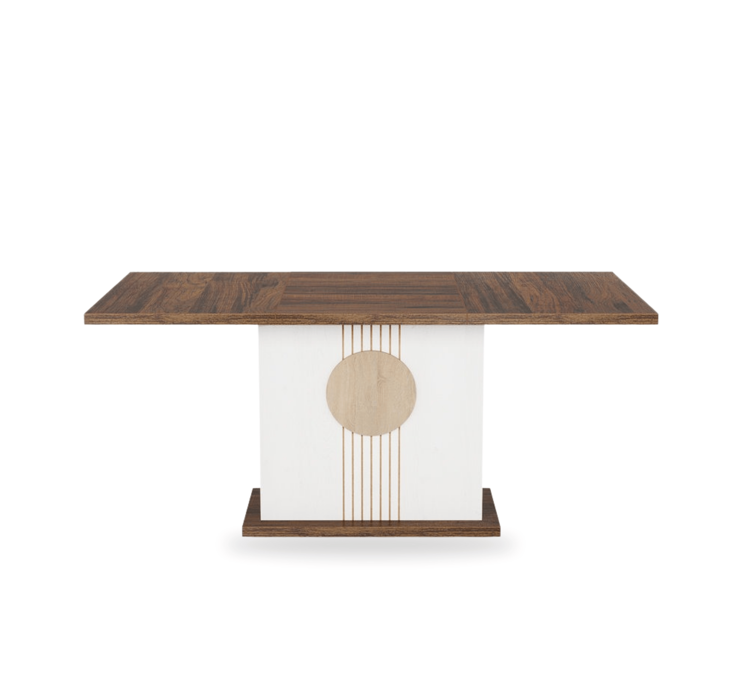 Gharaana Dining Set Sunburst Wooden Dining Table Set