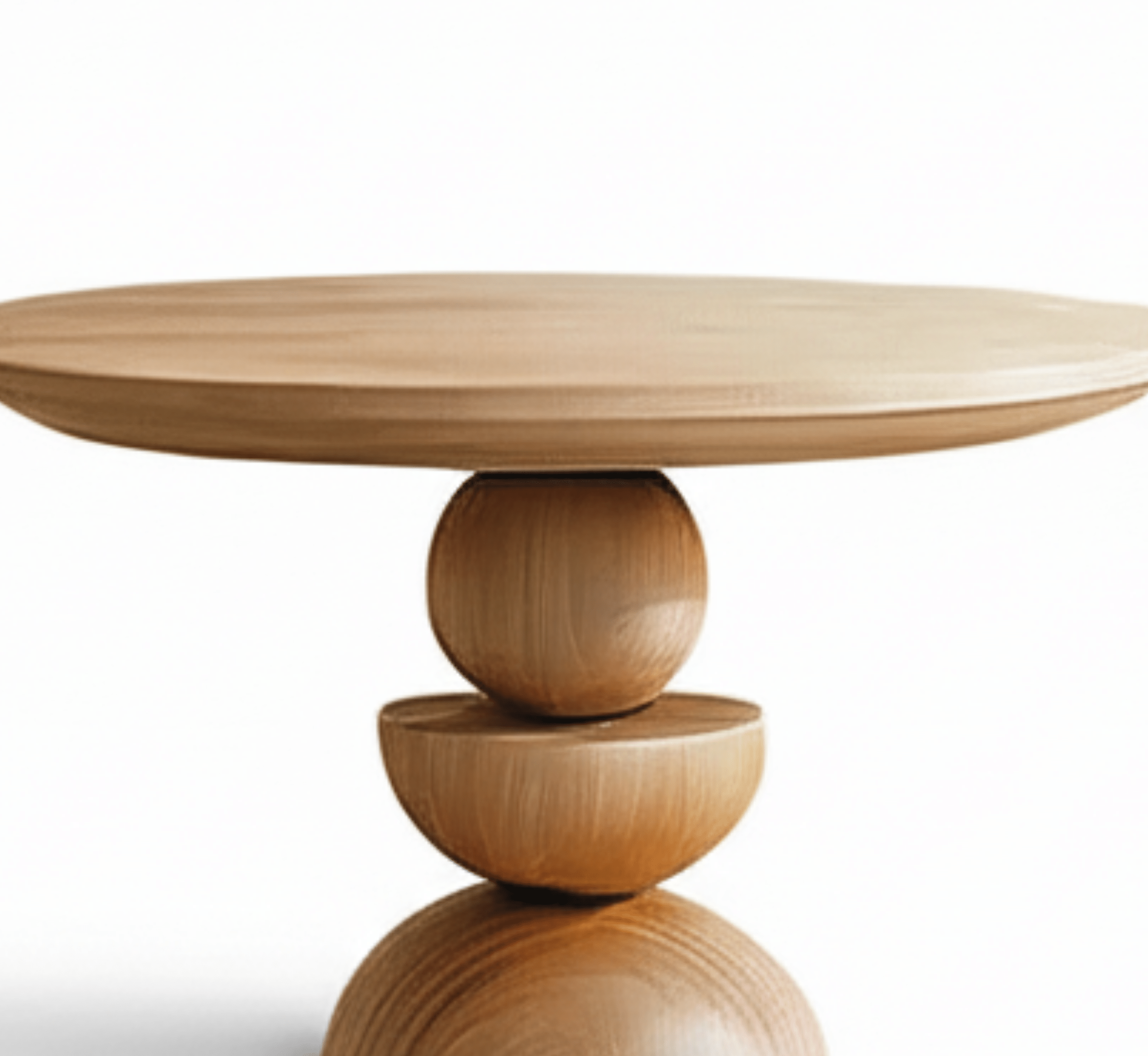 Gharaana Dining Set Tattva Round Wooden Dining Table Set