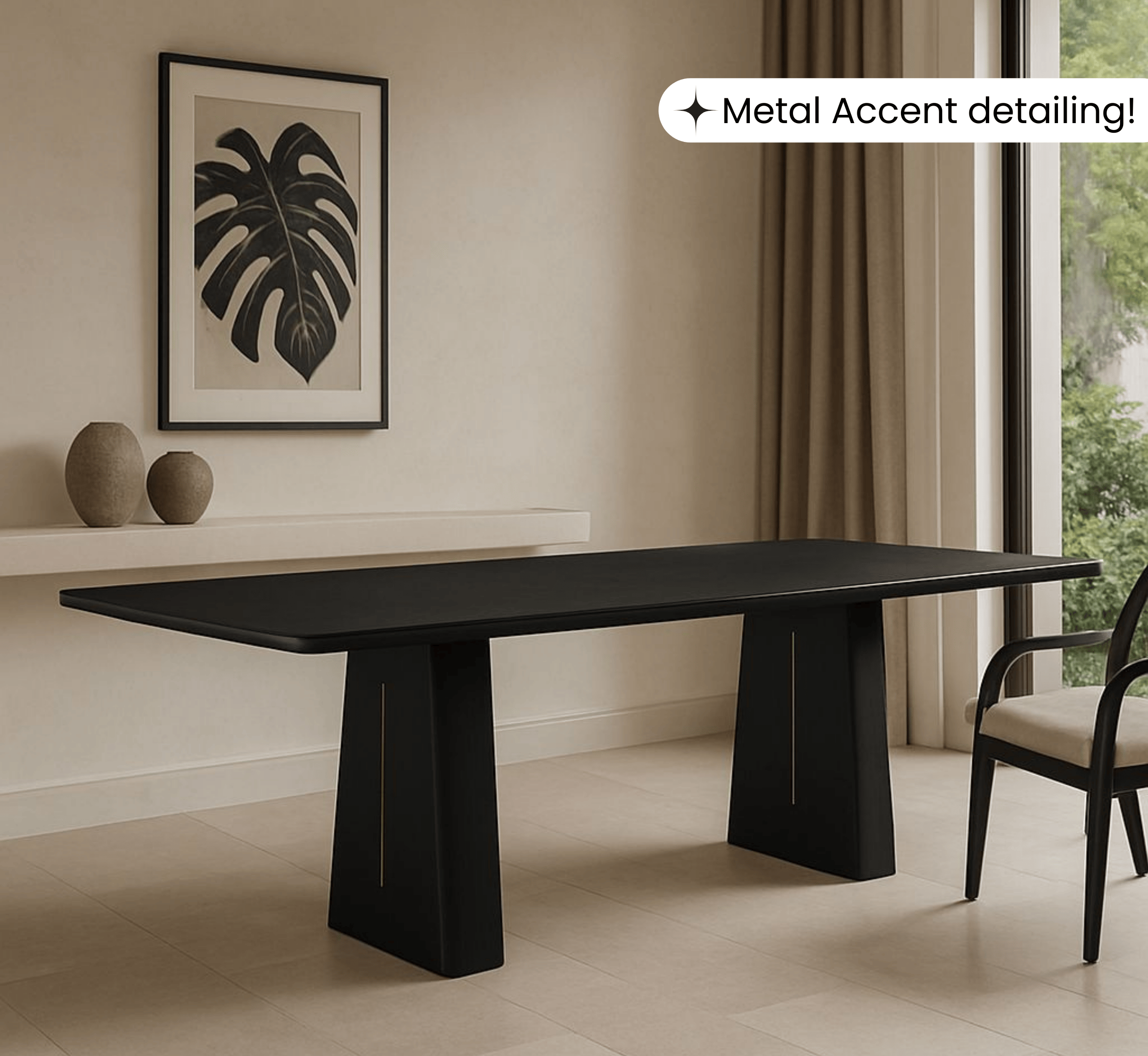 Gharaana Dining Set Zen Wooden Dining Table Set