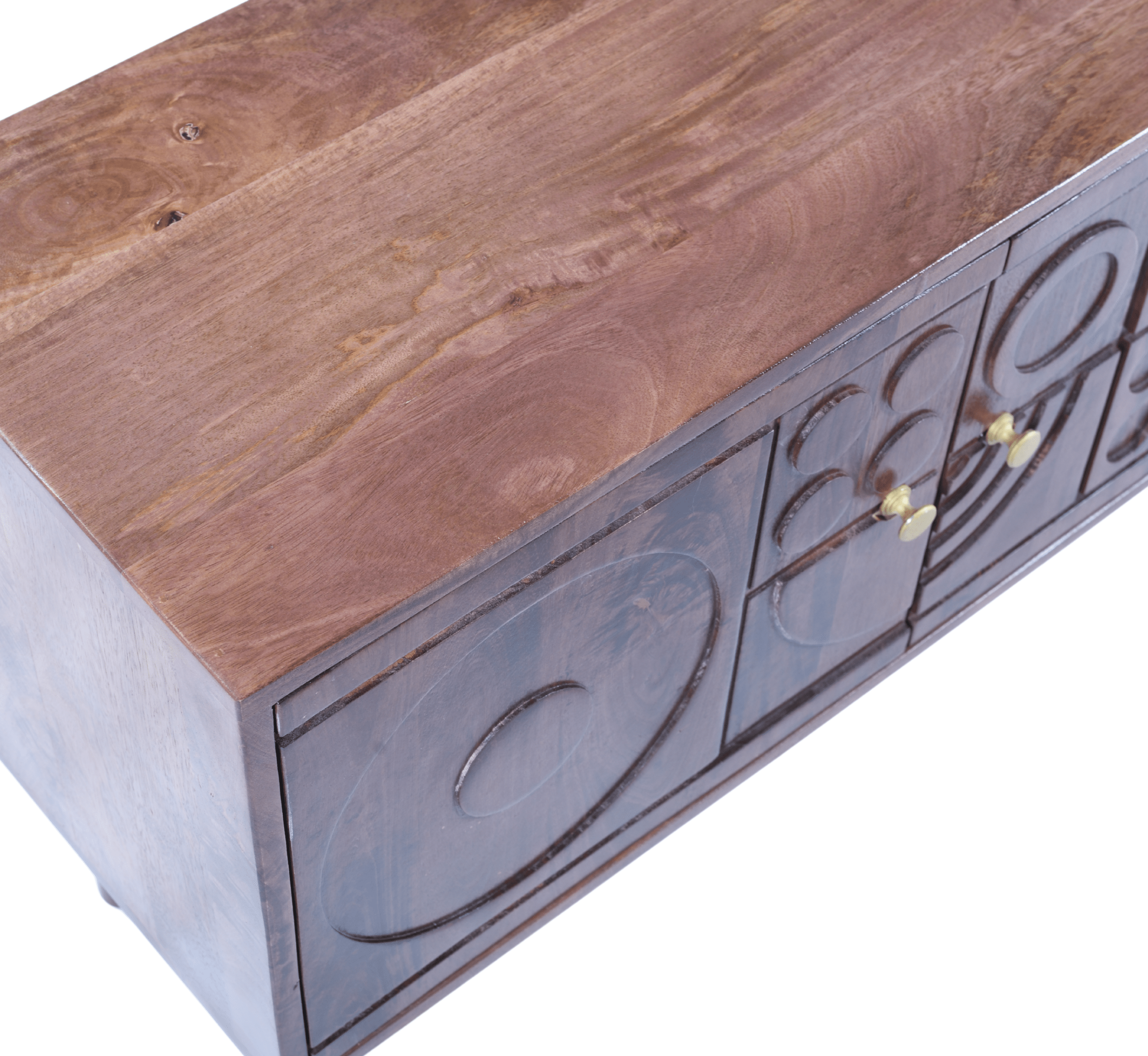 Gharaana Entertainment Centers & TV Stands Aks Wooden 6FT TV Console
