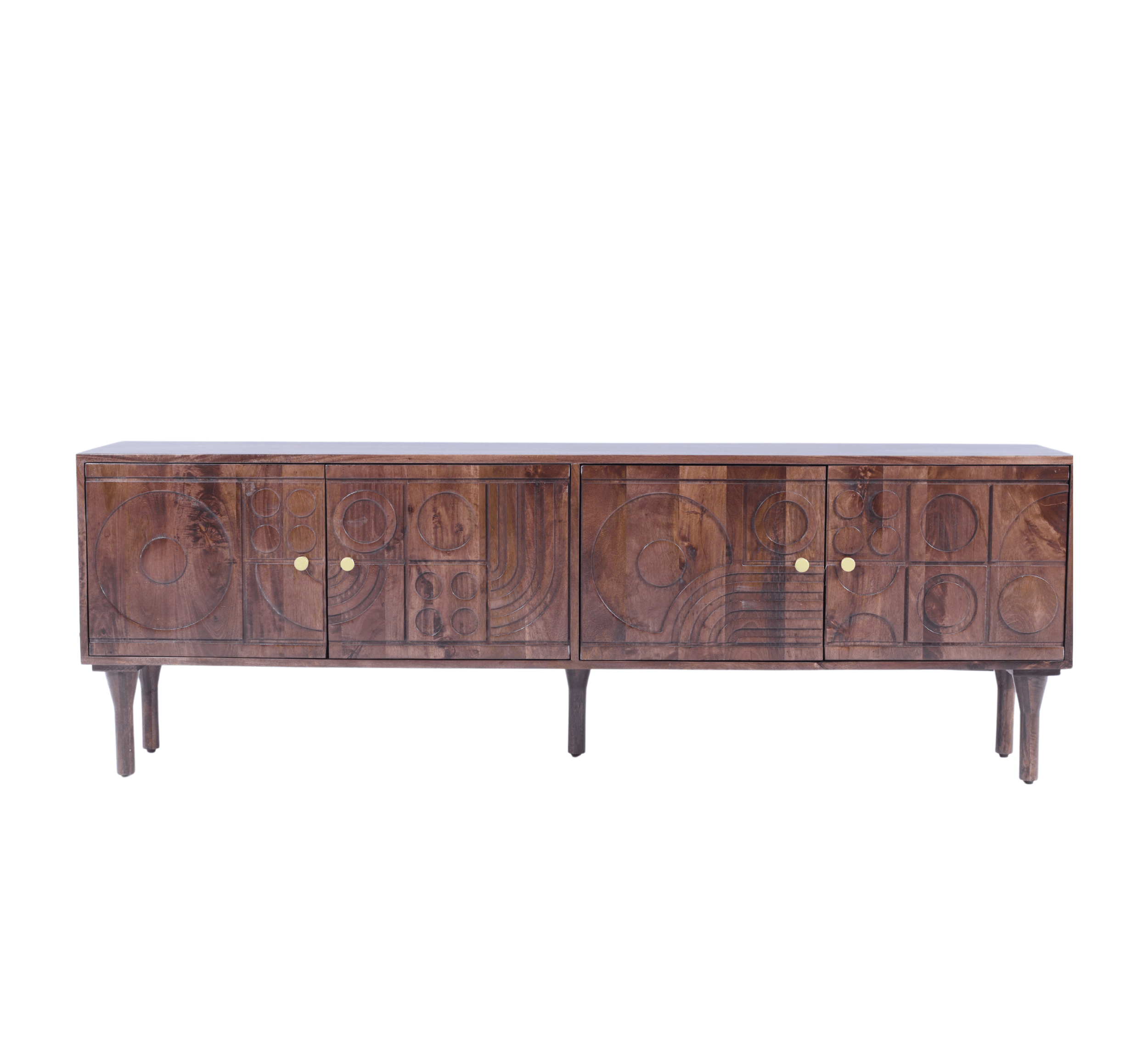Gharaana Entertainment Centers & TV Stands Aks Wooden 6FT TV Console