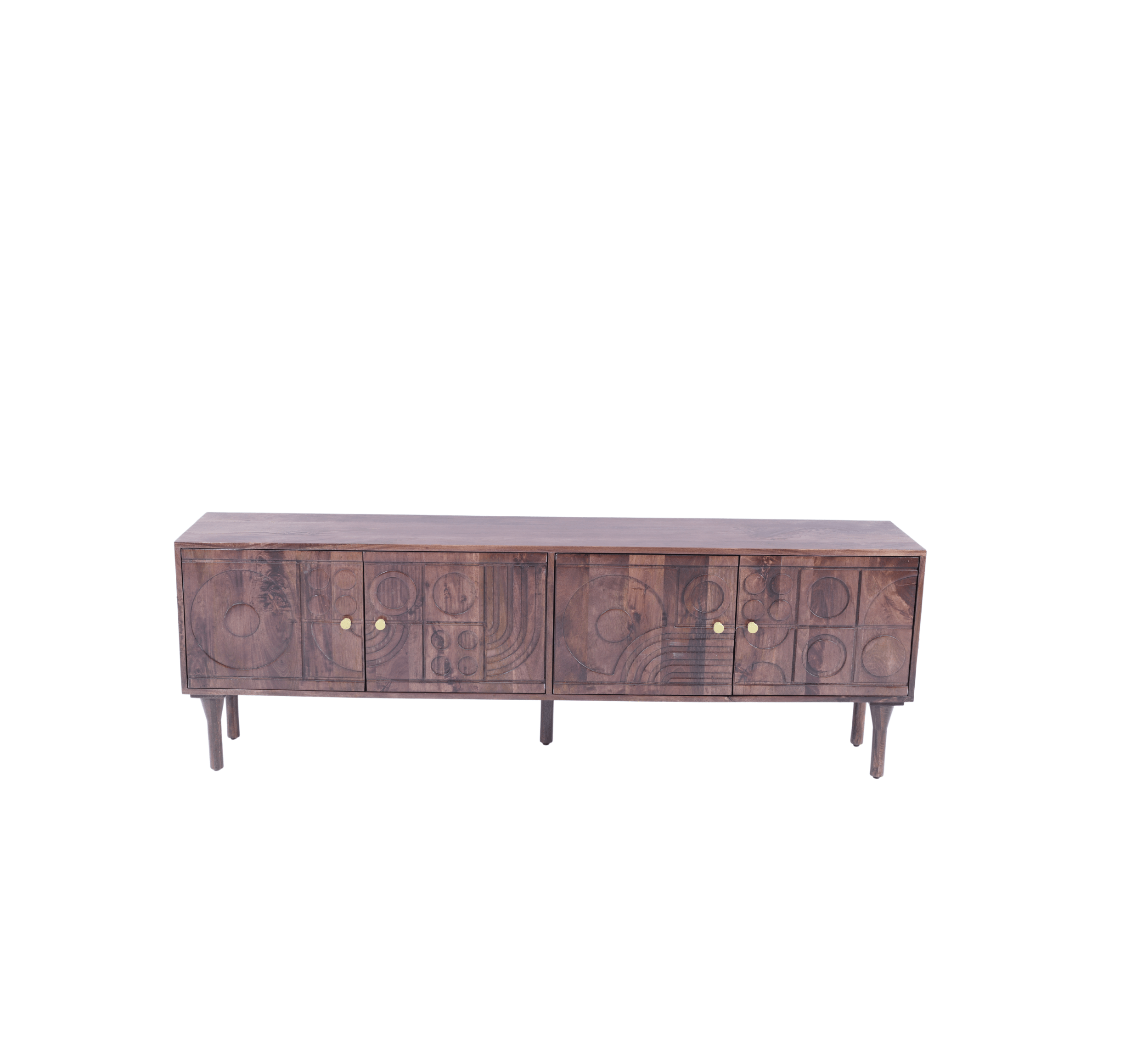 Gharaana Entertainment Centers & TV Stands Aks Wooden 6FT TV Console