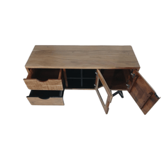 Gharaana Entertainment Centers & TV Stands Blesky Wooden 3.5FT TV Console
