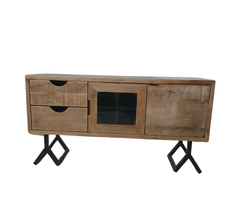 Gharaana Entertainment Centers & TV Stands Blesky Wooden 3.5FT TV Console