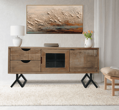 Gharaana Entertainment Centers & TV Stands Blesky Wooden 3.5FT TV Console