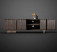 Gharaana Entertainment Centers & TV Stands Kohl Wooden 6FT TV Console