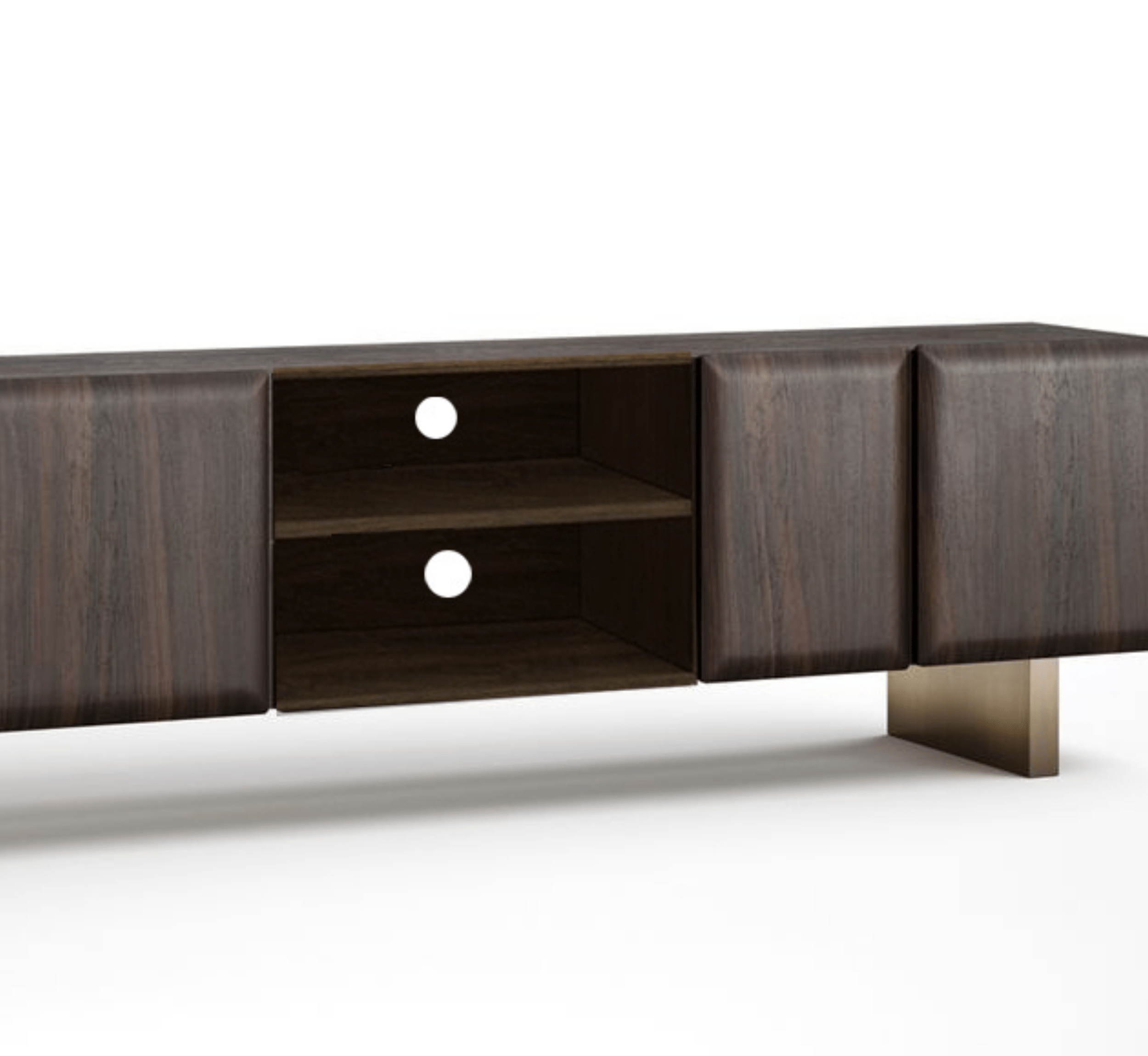 Gharaana Entertainment Centers & TV Stands Kohl Wooden 6FT TV Console