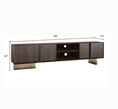 Gharaana Entertainment Centers & TV Stands Kohl Wooden 6FT TV Console