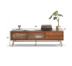 Gharaana Entertainment Centers & TV Stands Lara Wooden 6FT TV Console