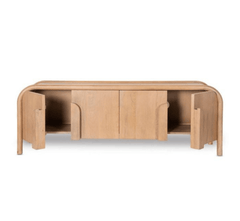Gharaana Entertainment Centers & TV Stands Leila Wooden 6FT TV Console