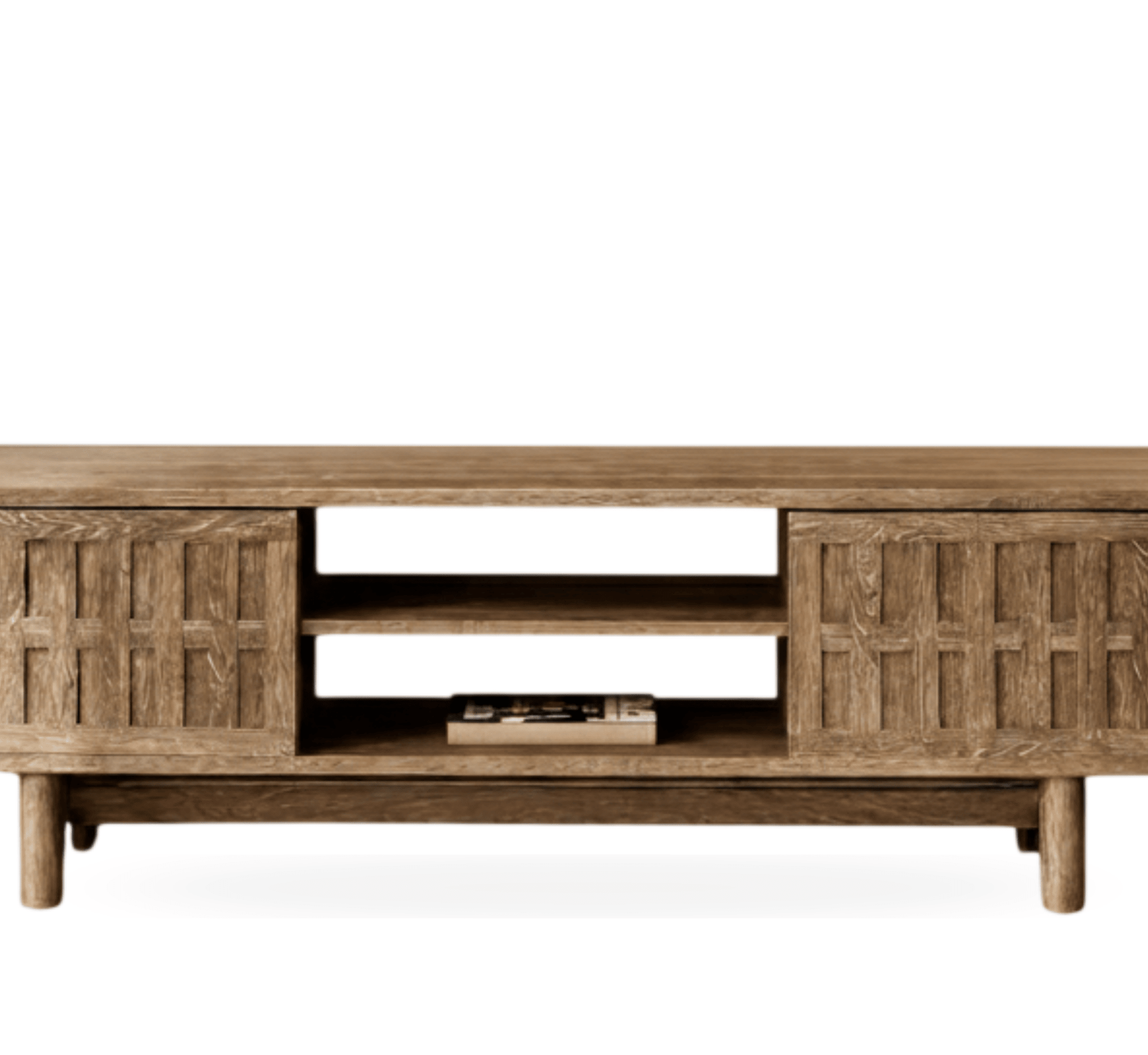 Navya Wooden 6FT TV Console - Entertainment Centers & TV Stands - Gharaana