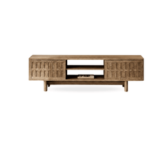 Navya Wooden 6FT TV Console - Entertainment Centers & TV Stands - Gharaana