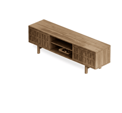 Navya Wooden 6FT TV Console - Entertainment Centers & TV Stands - Gharaana