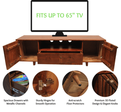 Gharaana Entertainment Centers & TV Stands Sloan Wooden TV Cabinet