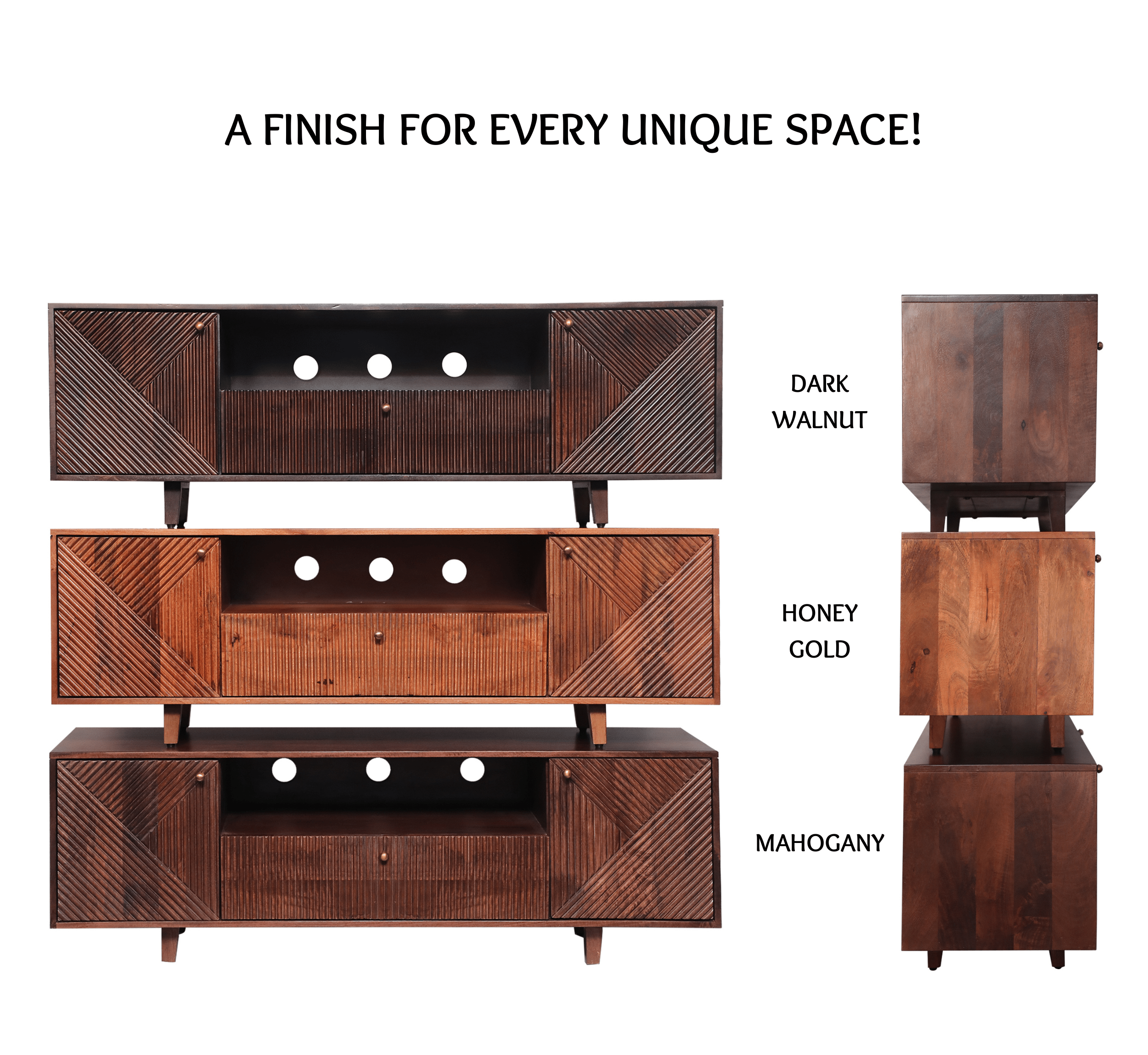 Gharaana Entertainment Centers & TV Stands Sloan Wooden TV Cabinet