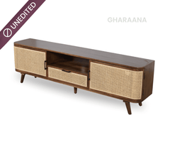 Vyut Wooden 6FT TV Console - Entertainment Centers & TV Stands - Gharaana