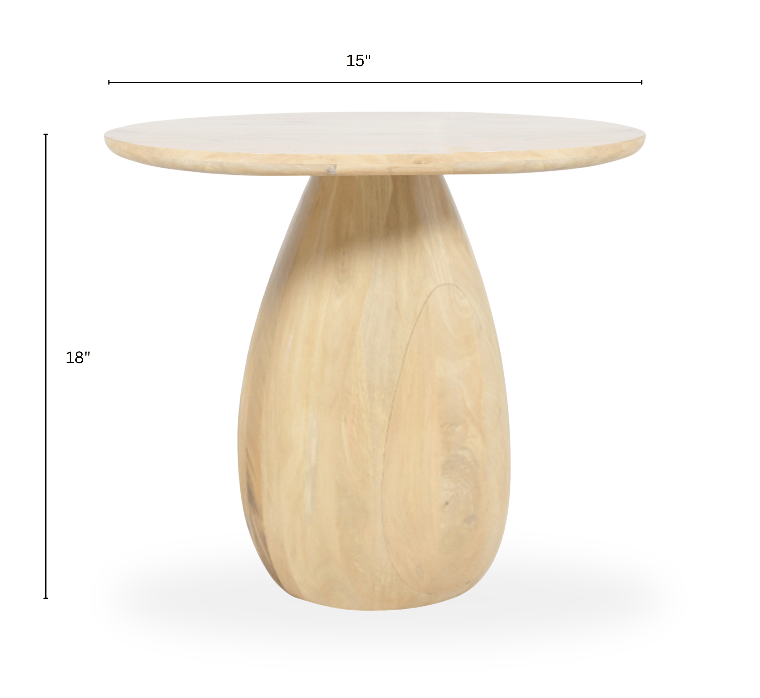Gharaana.in Side Tables Akira Wooden Side Table