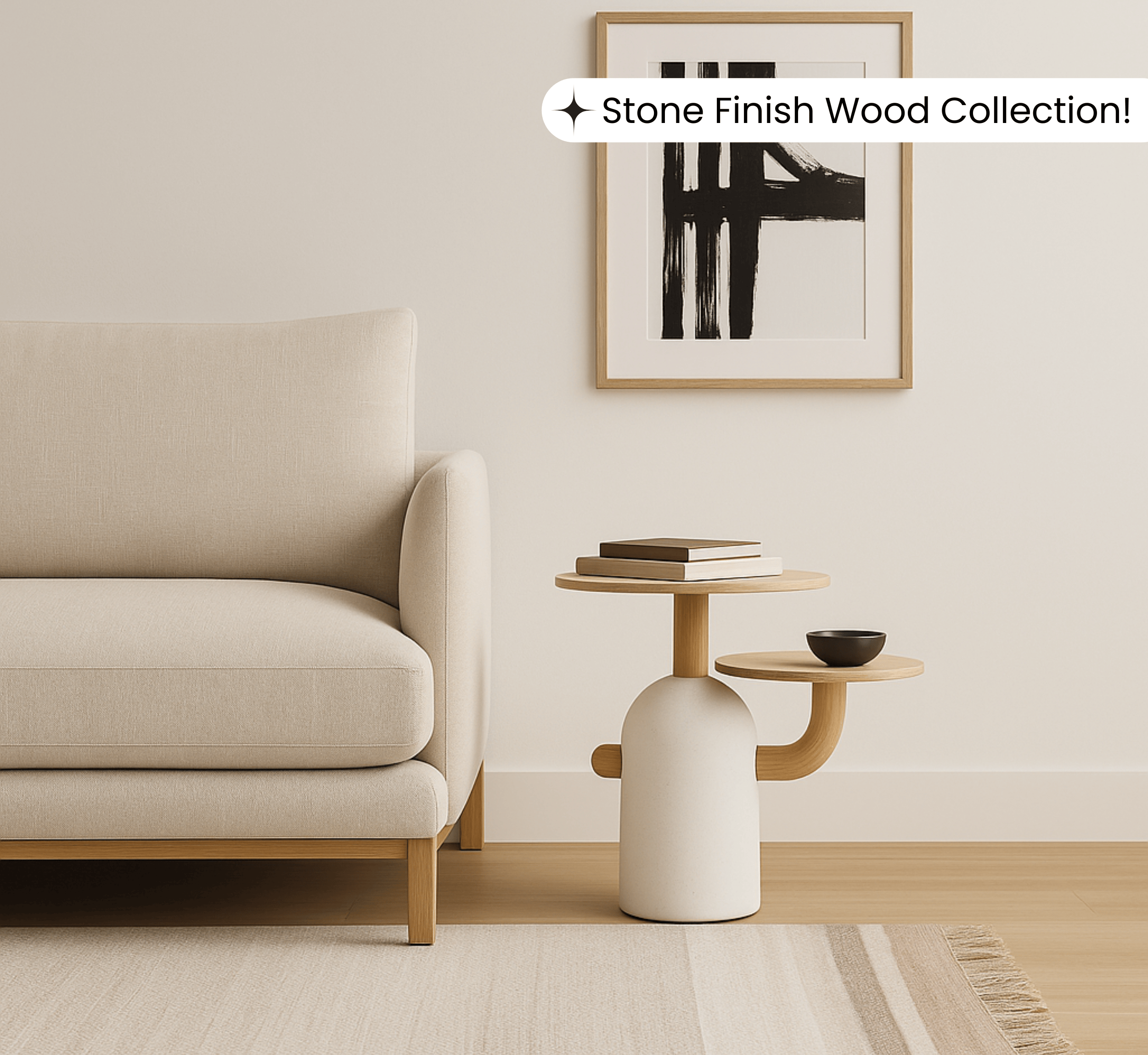 Gharaana.in Side Tables Aurum Wooden Side Table