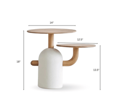Gharaana.in Side Tables Aurum Wooden Side Table