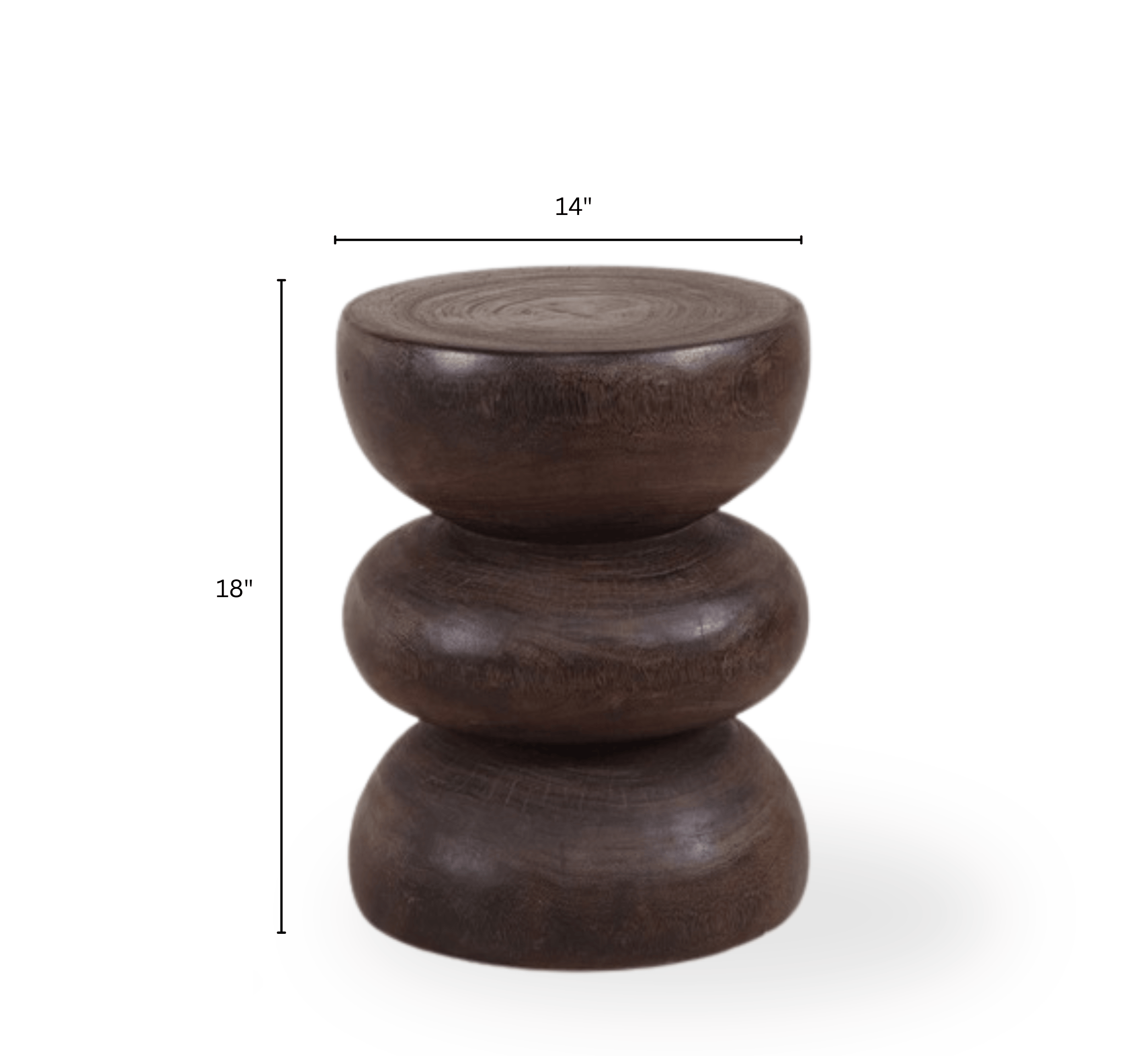 Gharaana.in Side Tables Diana Wooden Side Table