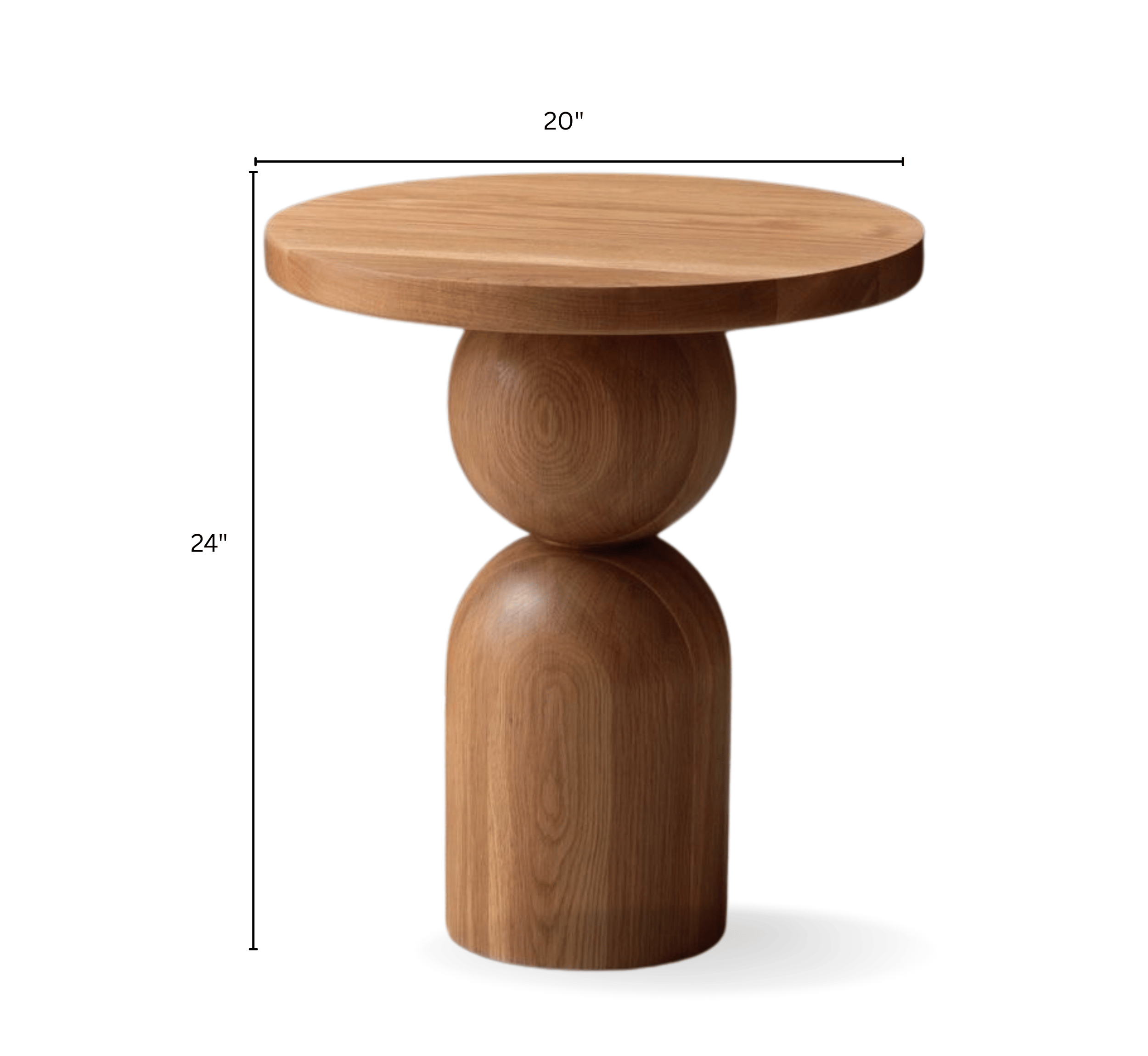 Gharaana.in Side Tables Dove Wooden Side Table