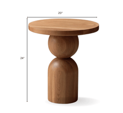 Gharaana.in Side Tables Dove Wooden Side Table