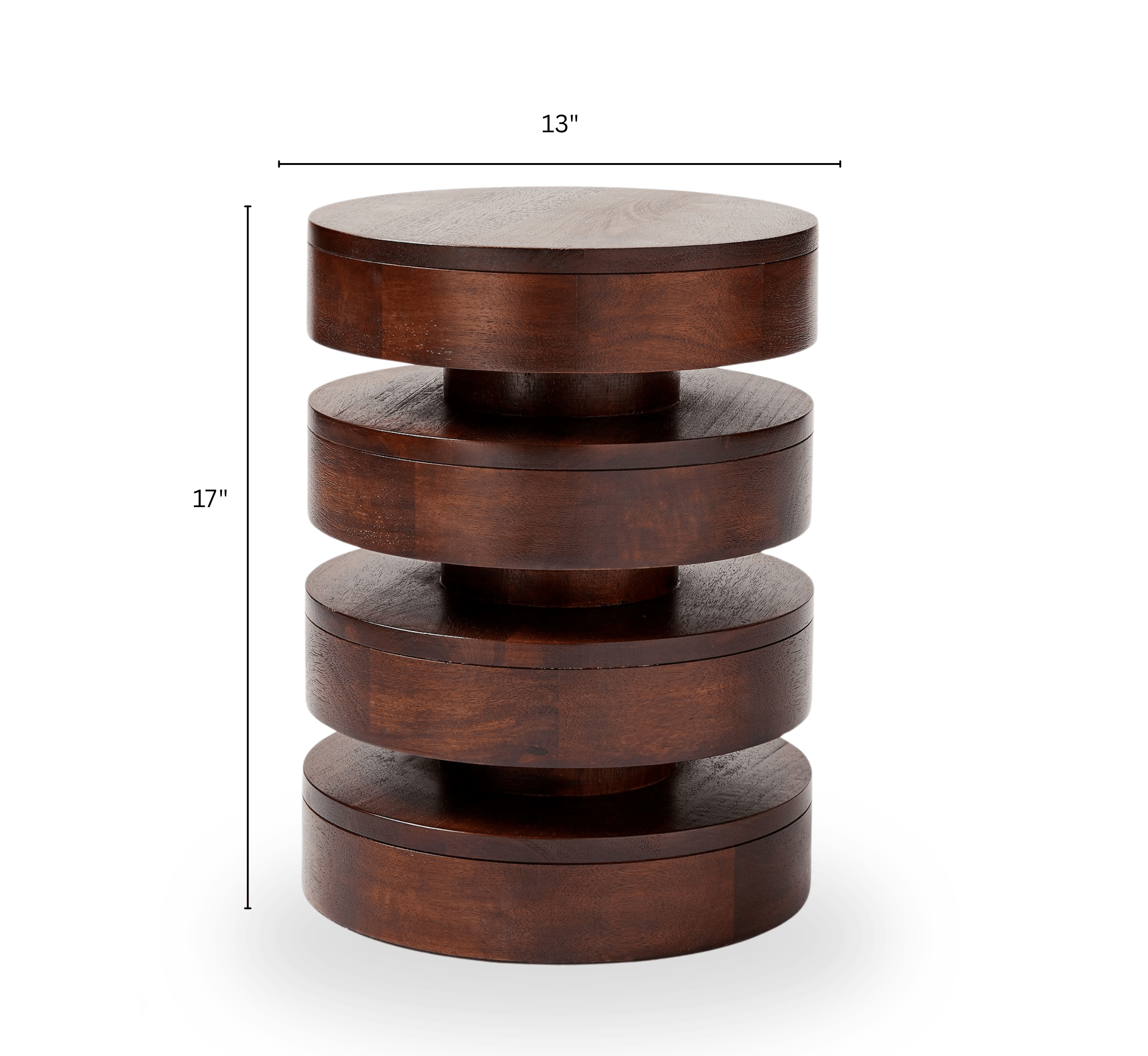 Gharaana.in Side Tables Tulum Wooden Side Table