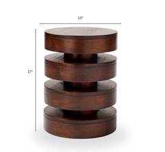 Gharaana.in Side Tables Tulum Wooden Side Table