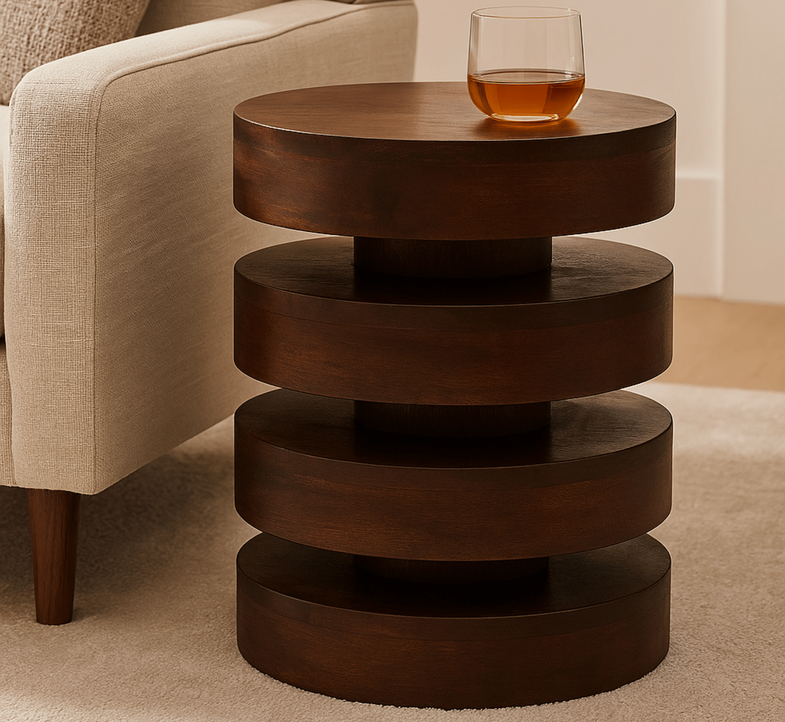 Gharaana.in Side Tables Tulum Wooden Side Table