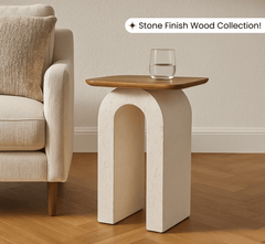 Gharaana.in Side Tables Vaayu Wooden Side Table