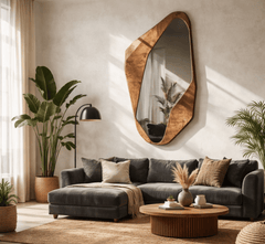 Gharaana Mirrors Andreas Abstract Wall Mirror