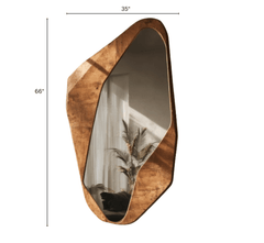 Gharaana Mirrors Andreas Abstract Wall Mirror