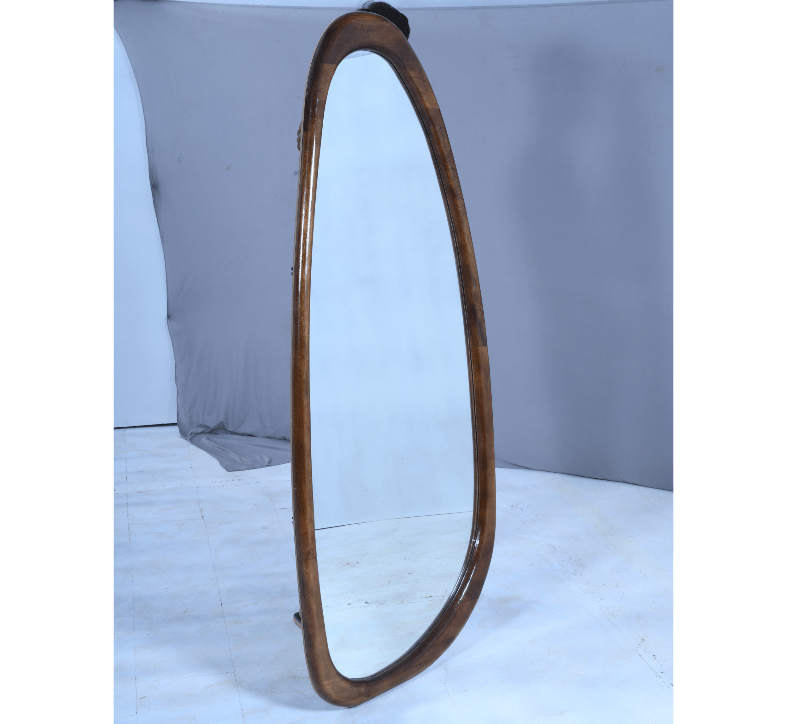 Gharaana Mirrors Arth Wooden 5.5FT Floor Mirror