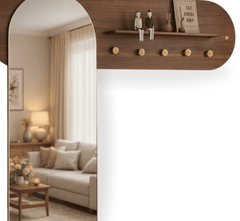 Gharaana Mirrors Busa Wooden Full-Length Mirror