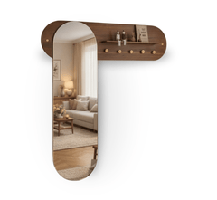 Gharaana Mirrors Busa Wooden Full-Length Mirror